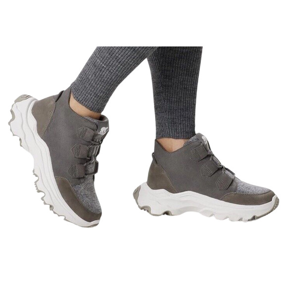 Sorel Shoes - NWOB Sorel Kinetic RNEGD Caribou WP Womens Gray Boots NL4398-052 Sz 9.5